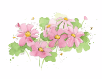 Thumbnail for Pink Wild Flowers Art Print