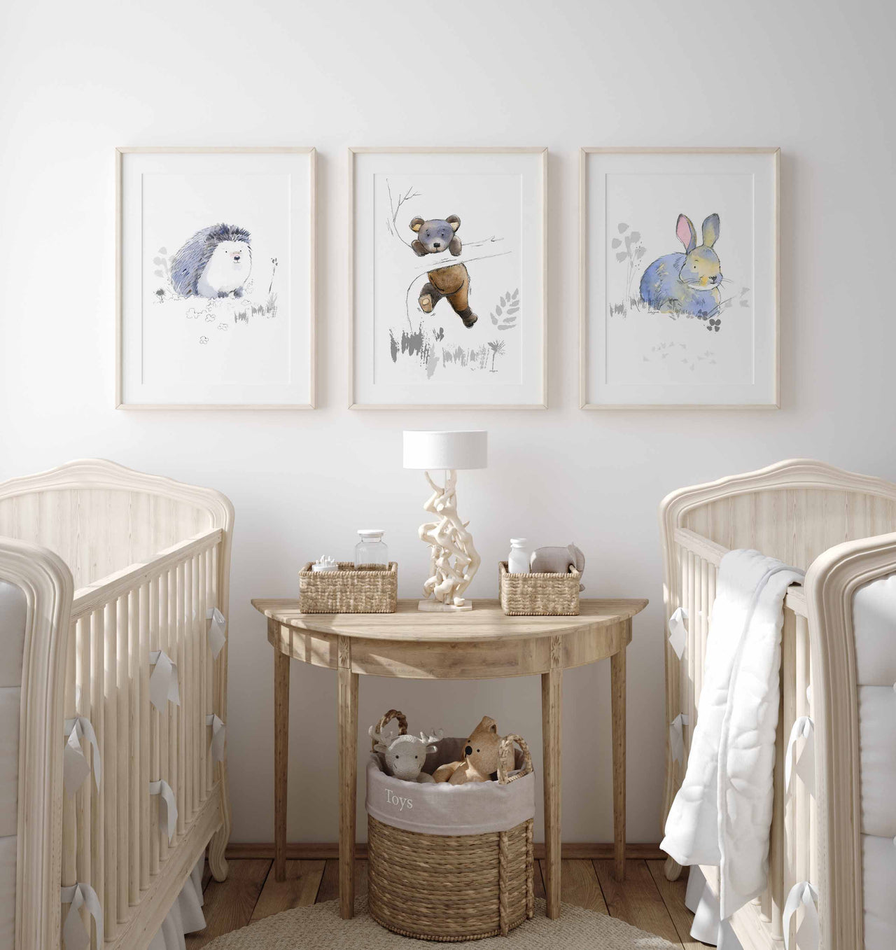 baby bear nursery wall decor