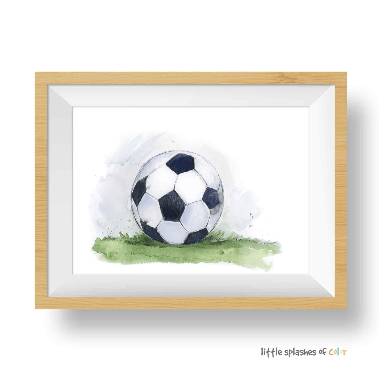 Soccer Ball Art Print (download)