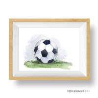 Thumbnail for Soccer Ball Art Print (download)