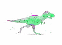Thumbnail for Green T Rex Print #2