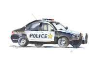 Thumbnail for Police Car Print (download)