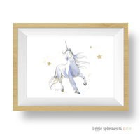 Thumbnail for White Unicorn Print (download)