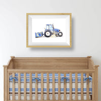 Thumbnail for Blue Tractor Print (download)
