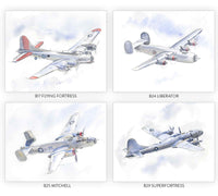 Thumbnail for Vintage airplane wall art