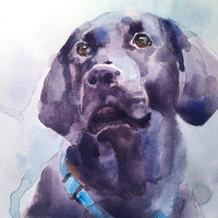 Thumbnail for Custom Watercolor Pet Portrait from Photo