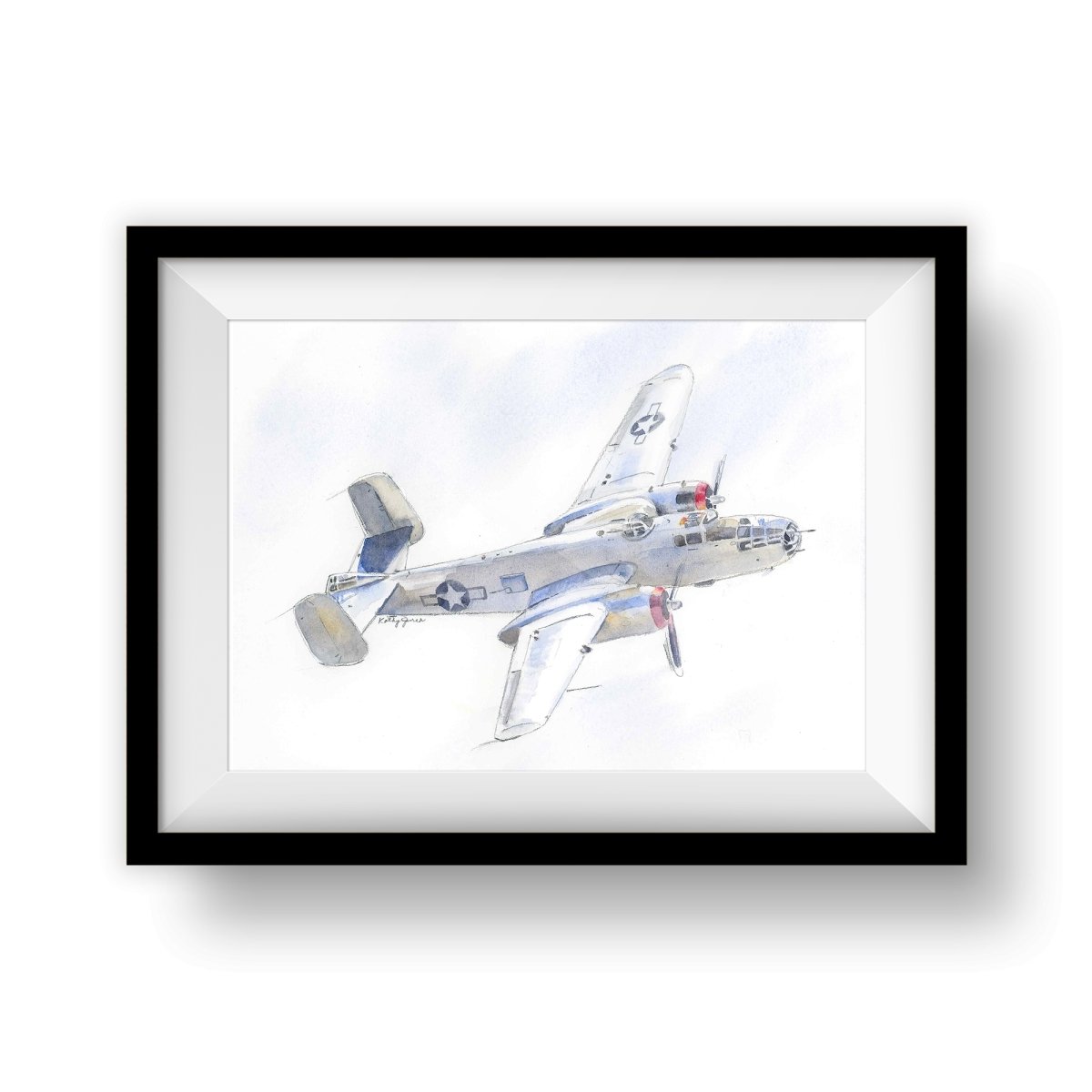 B25 Mitchell Airplane Print