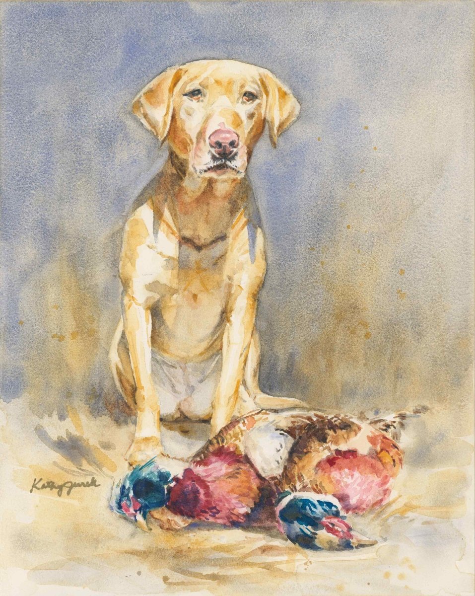 hunting dog painting