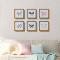 Thumbnail for Ella's Butterflies - Blue Butterfly Print #2