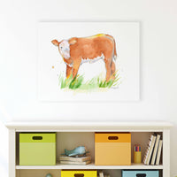 Thumbnail for cow nursery art