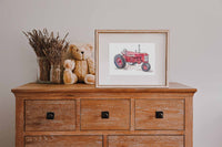 Thumbnail for tractor wall art for nursery