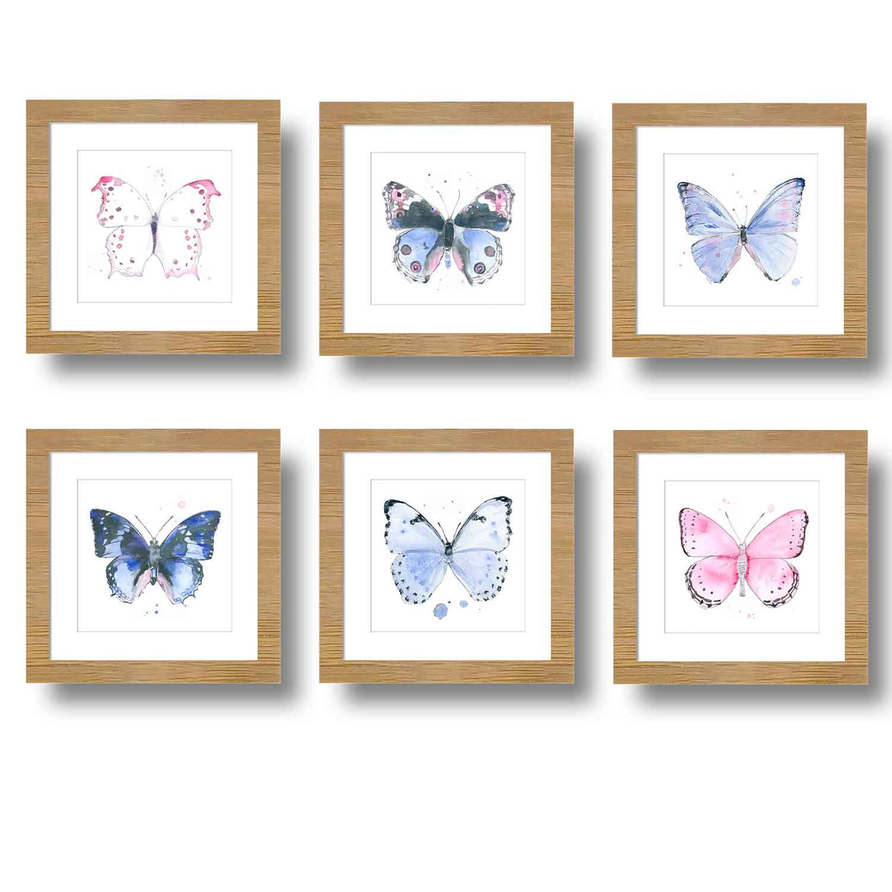 Ella's Butterflies - Set of 6 Prints (download)