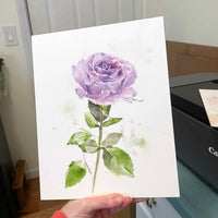 Thumbnail for Esther’s Rose Original Watercolor Painting