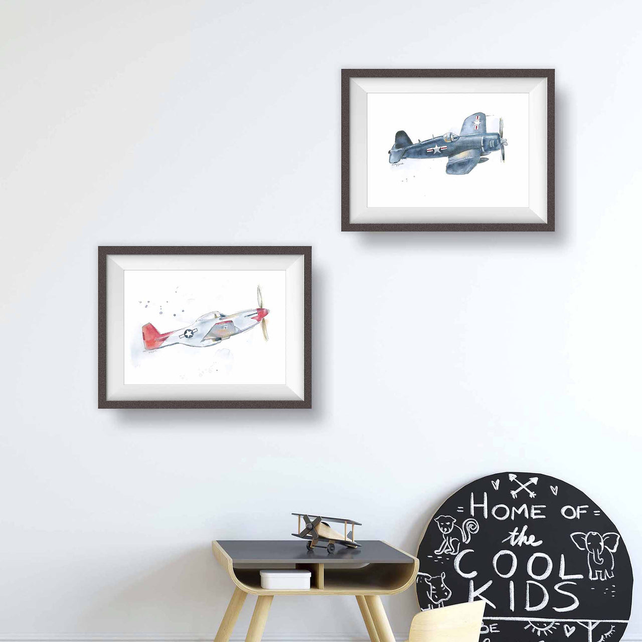 WWII Airplane Wall Art