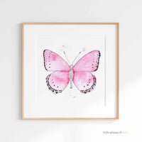 Thumbnail for Ella's Butterflies - Pink Butterfly Print #2
