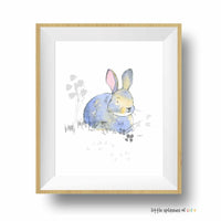 Thumbnail for Sweet Woodland Bunny Print 5x7 in.