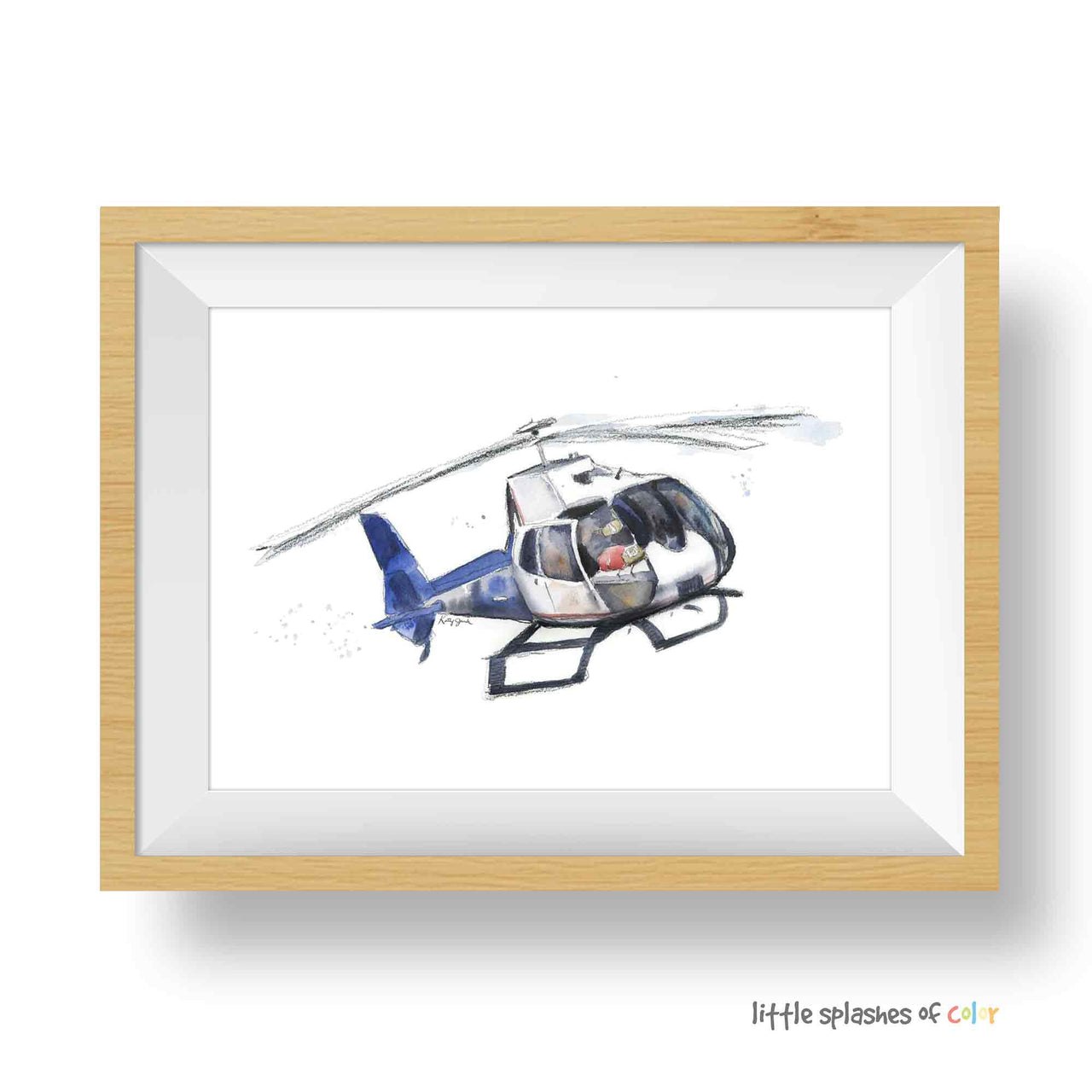 Life Flight Helicopter Print