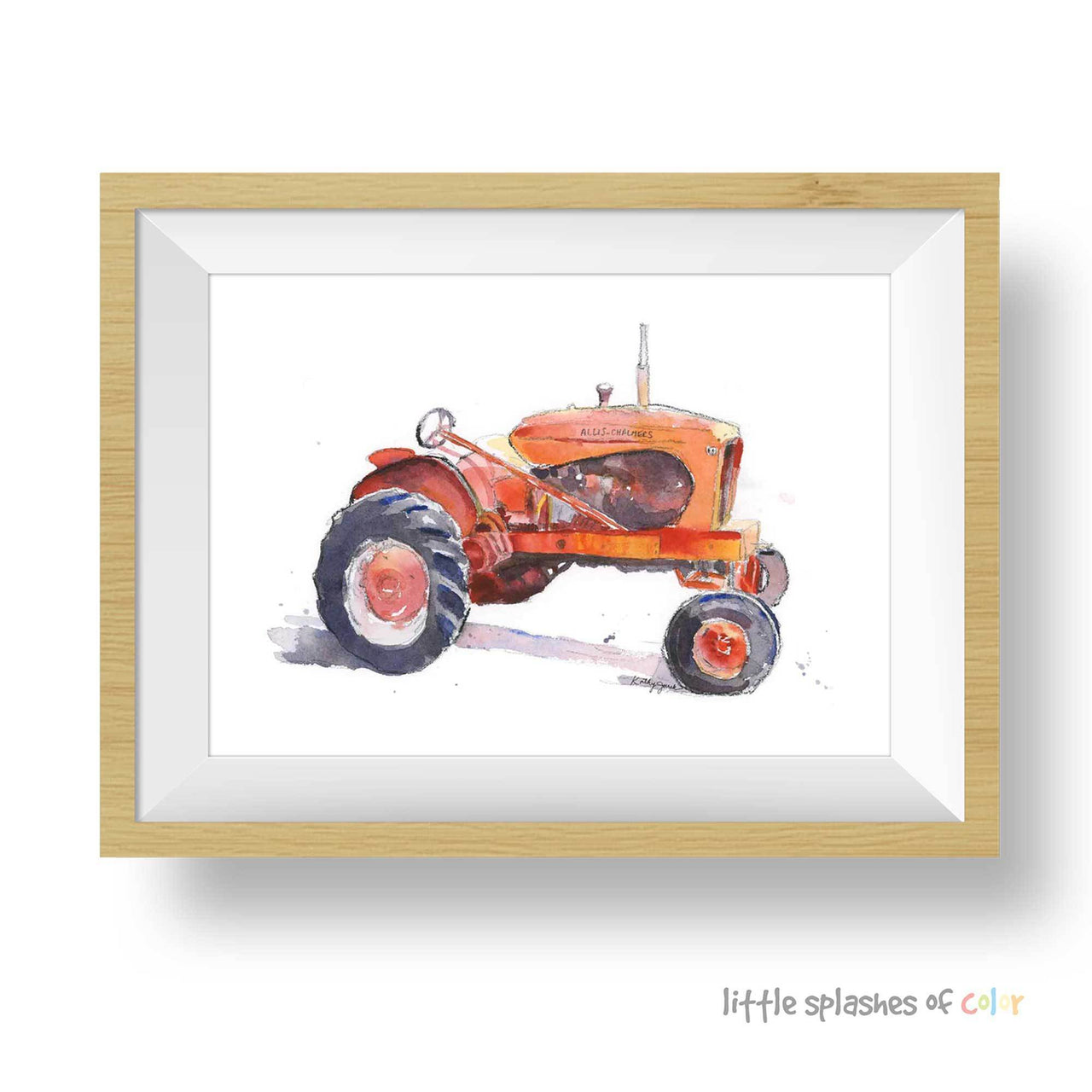 Red Tractor #2 Print (download)