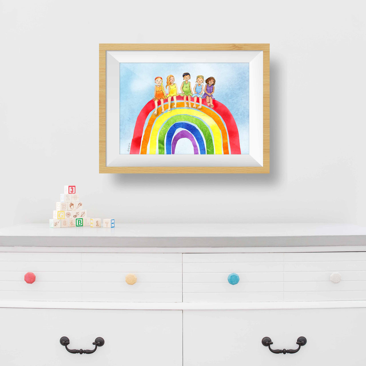 printable rainbow picture free