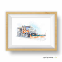 Thumbnail for Snow Plow Truck Print