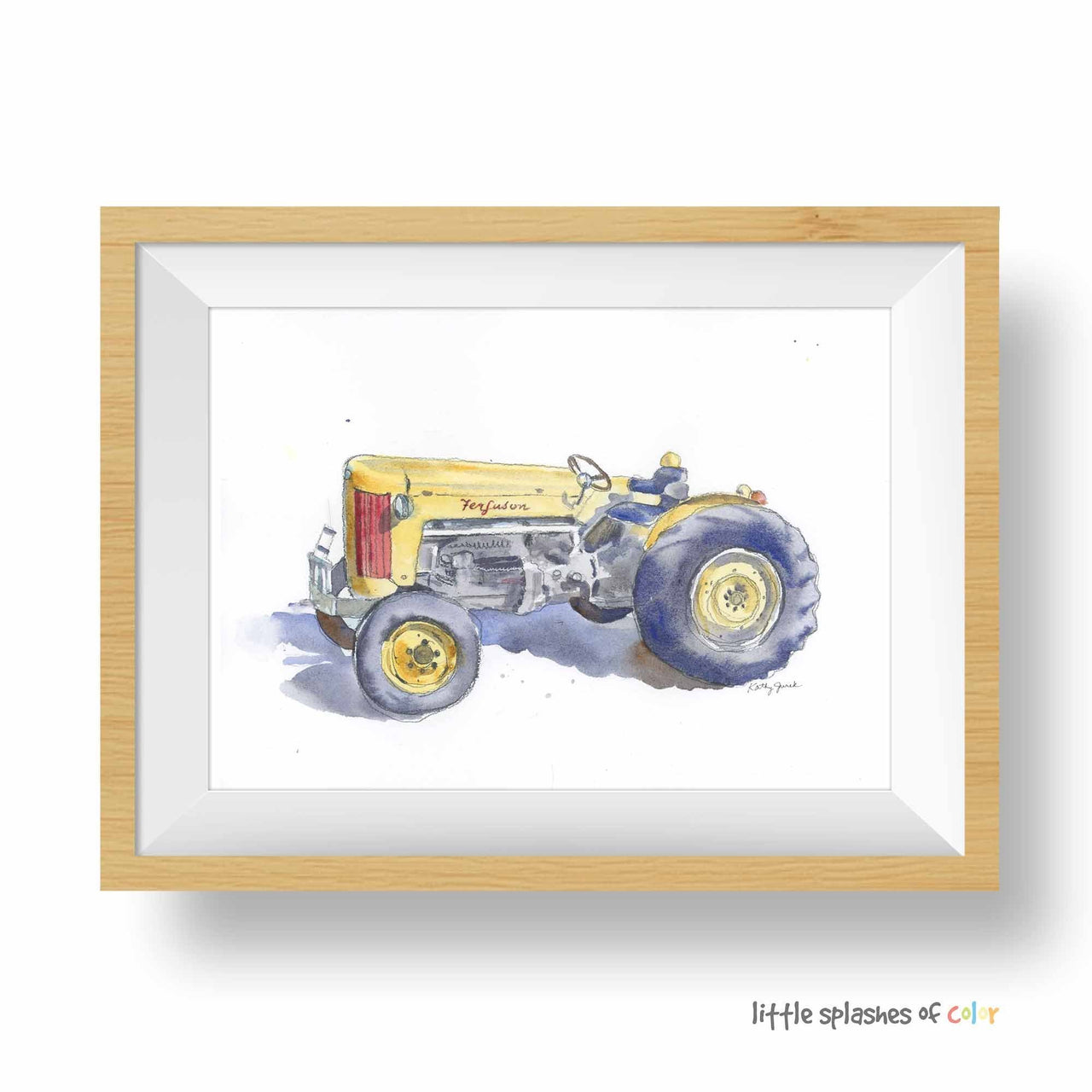 massey ferguson tractor art