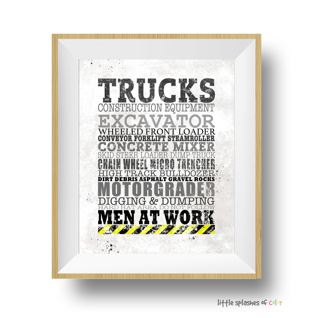 Construction Poster Print (download)