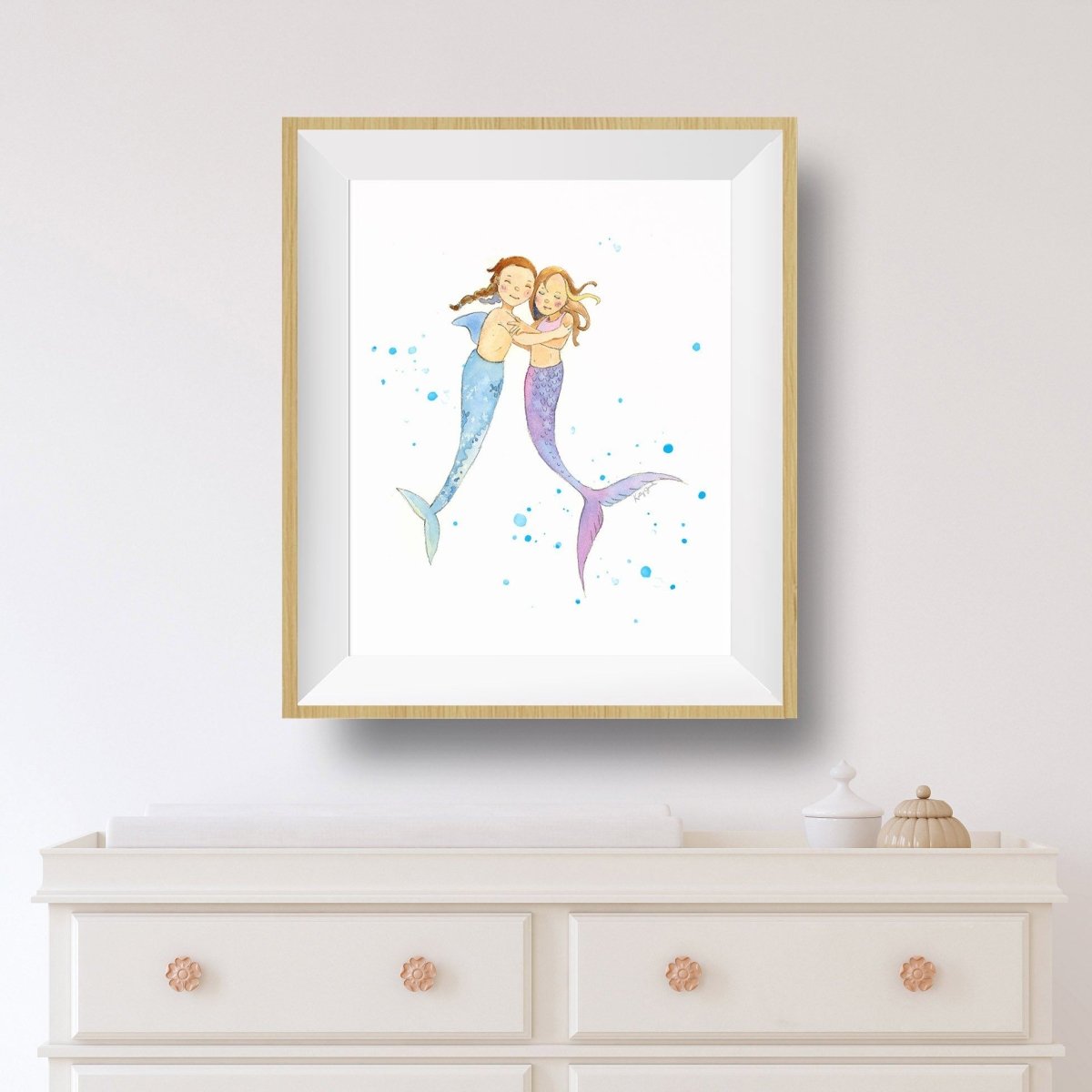 Yeet Funny Mermaid Gifts For Girls Mermaid Lover Gifts Art Print