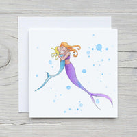 Thumbnail for mermaid birthday card for Mother's Day