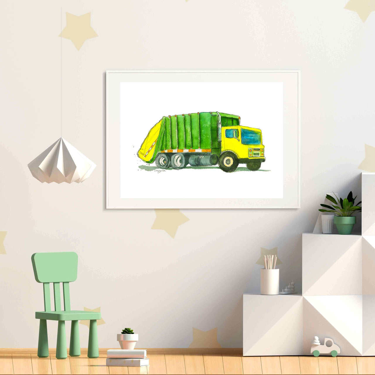 Garbage Truck Print (download)