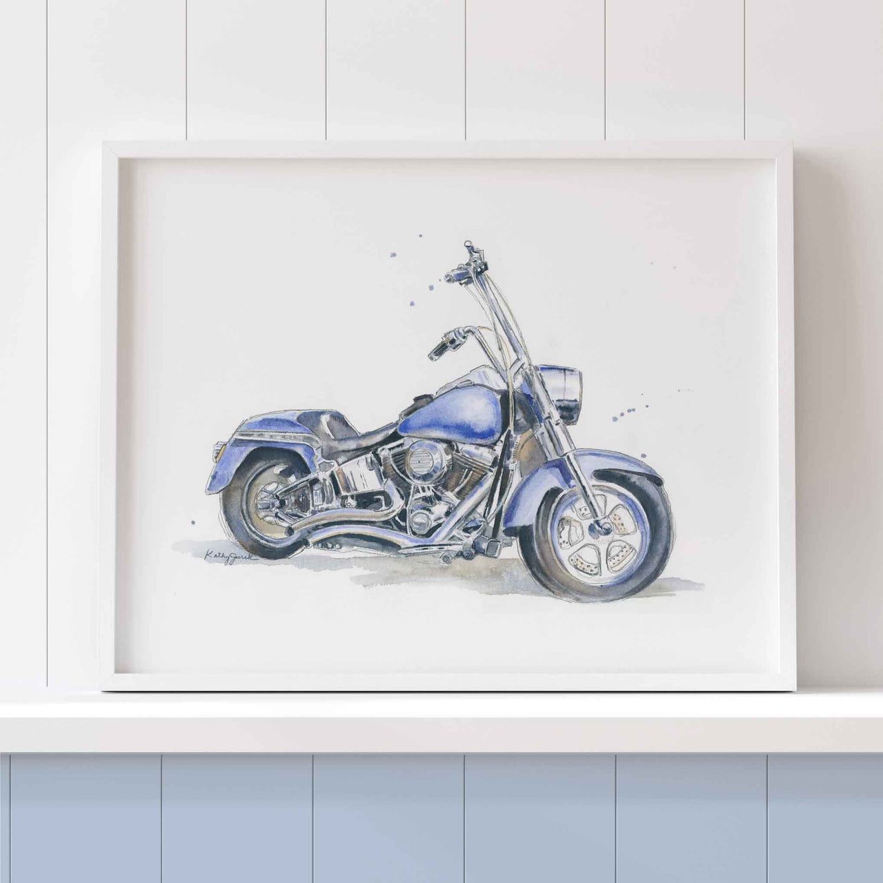 Harley Motorcycle Wall Art