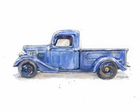 Thumbnail for navy blue truck print