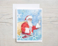Thumbnail for Set of 10 Assorted Santa Lou Note Cards