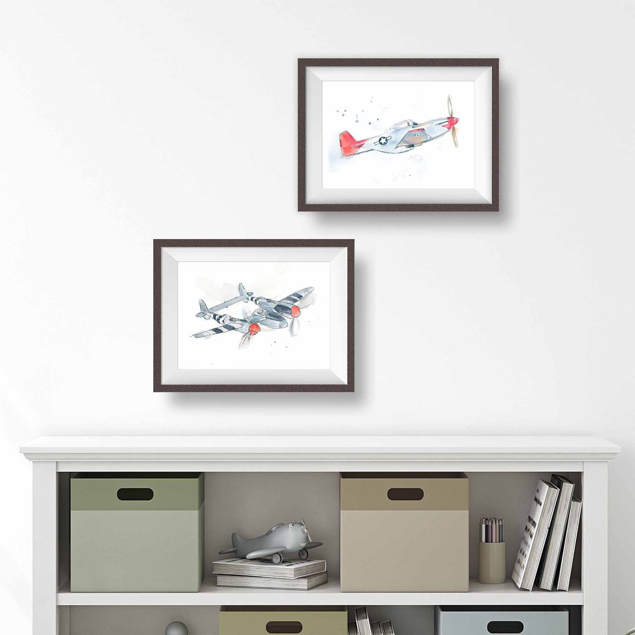 airplane nursery art