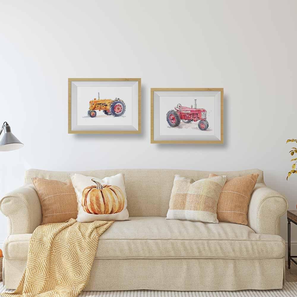 tractor decor living room