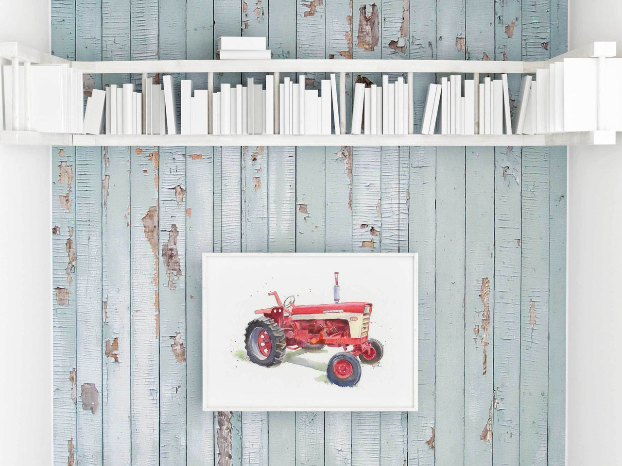 Red Tractor #3 Print (download)
