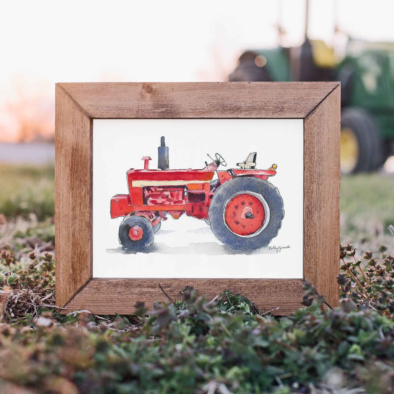 Red Tractor Print #10