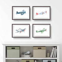 Thumbnail for vintage airplane nursery decor