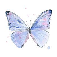 Thumbnail for Ella's Butterflies - Blue Butterfly Print #2 (download)