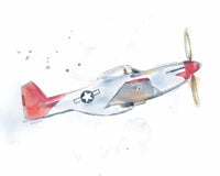 Thumbnail for P51 Mustang Airplane Print