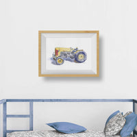 Thumbnail for Yellow Tractor Print #3