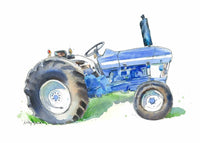 Thumbnail for Blue Tractor Print #3