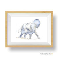 Thumbnail for elephant nursery prints