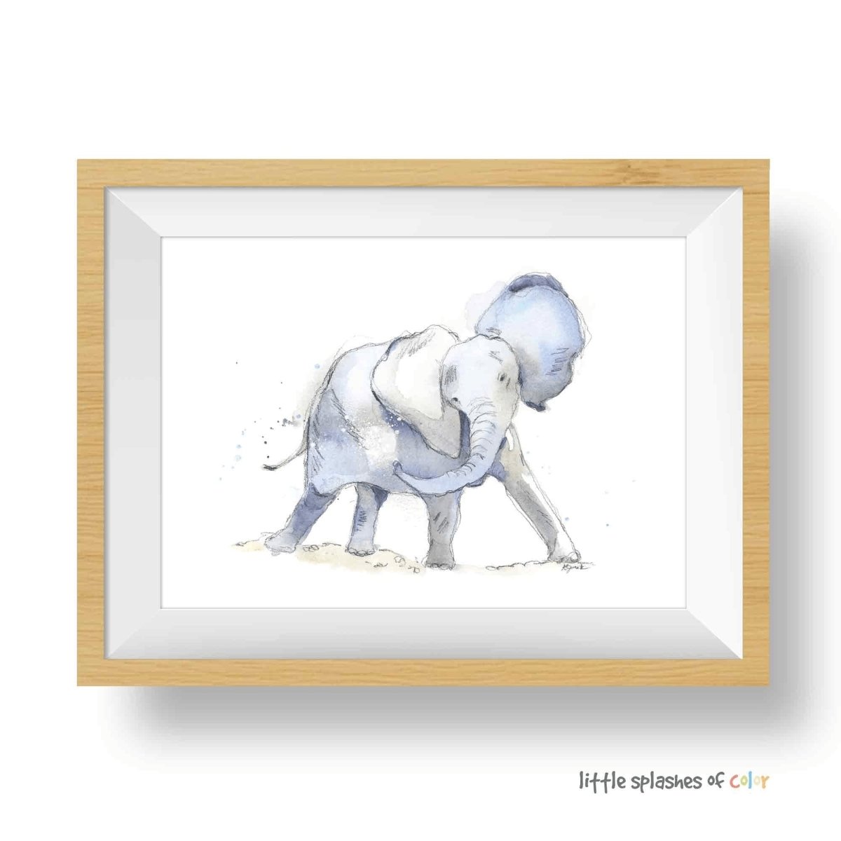 elephant nursery prints