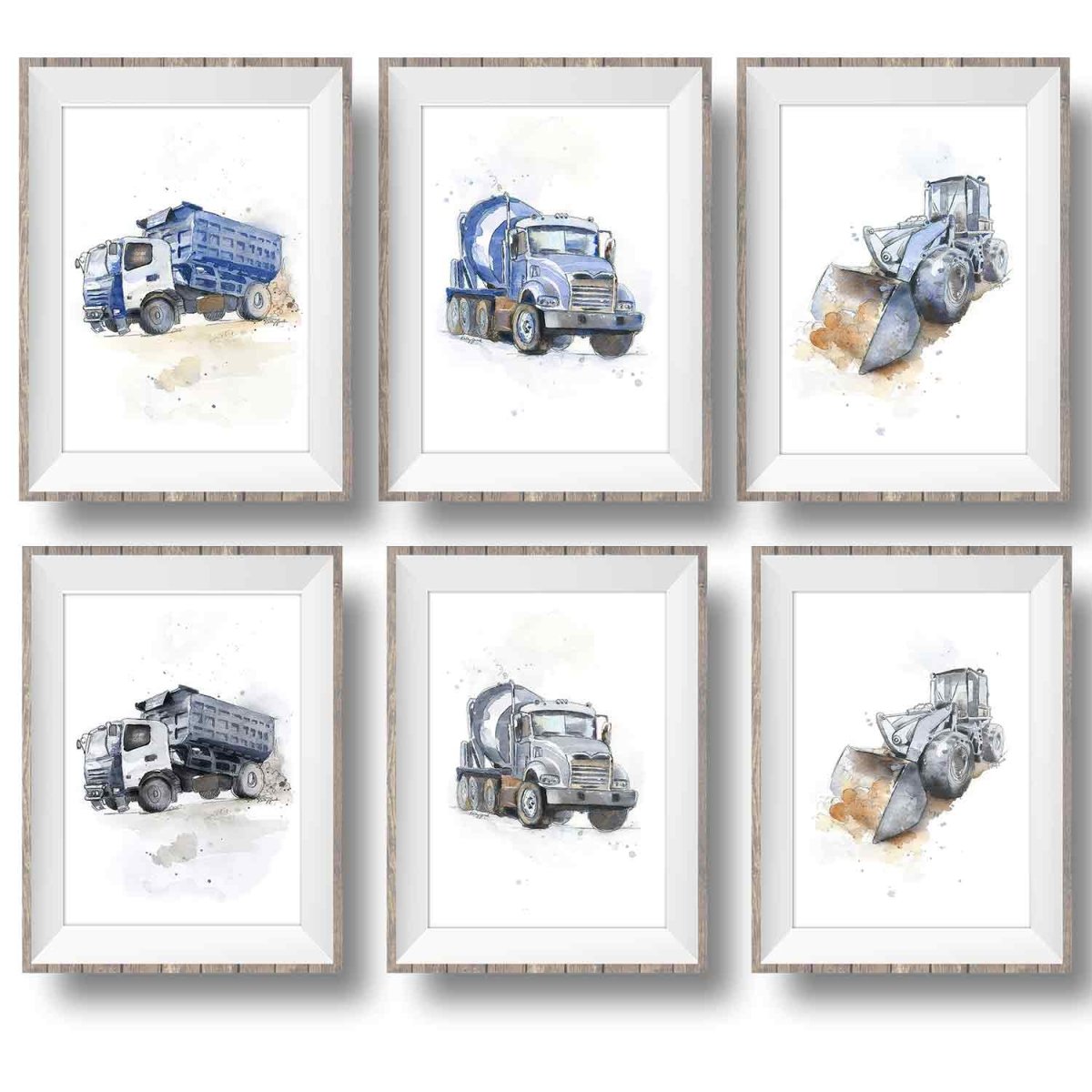 truck wall art for boys rooms