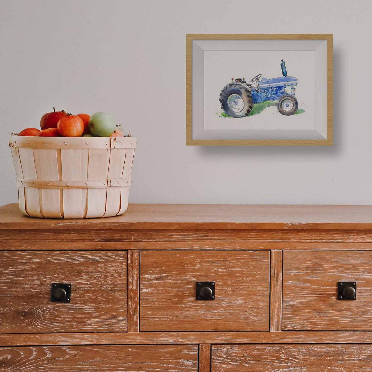 Blue Tractor Print #3