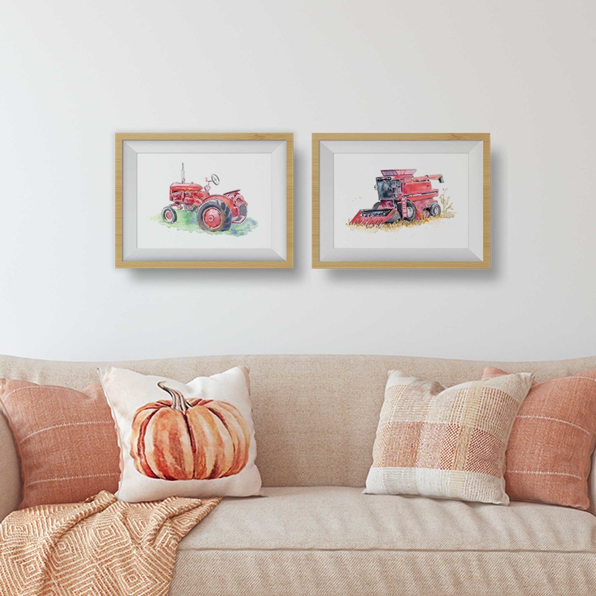 Red Tractor Print #13