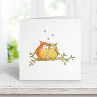 Thumbnail for Cute Owls Love Card