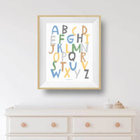 Thumbnail for alphabet print for boys nursery