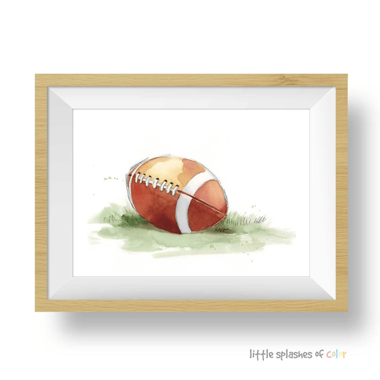 Football Art Print (download)