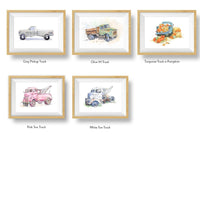 Thumbnail for Turquoise Pickup Truck Print #1